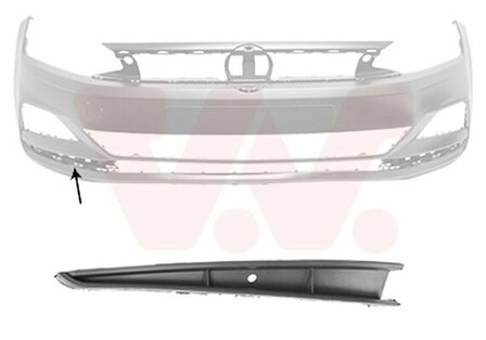 L&uuml;ftungsgitter rechts Volkswagen Polo 2G