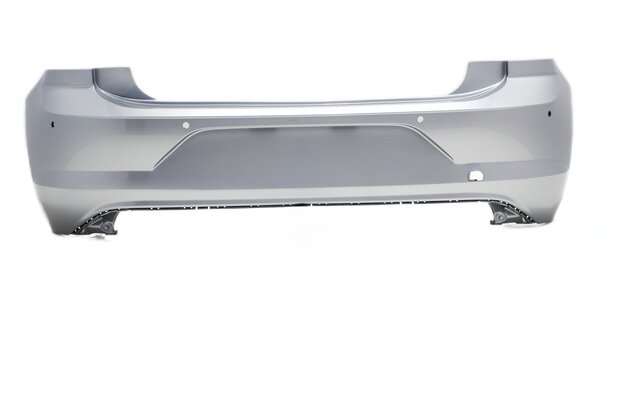 Achterbumper +PDC Volkswagen Polo 2G REFLEXSILVER (LA7W)