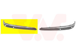 Leiste Stoßstange vorne rechts +chrom +PDC Mercedes E-klasse W211 SCHMARAGDSCHWARZ (189)