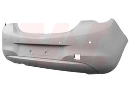 Stoßstange hinten +PDC Opel Corsa E KNIT BLUE (H07 / 442Y)
